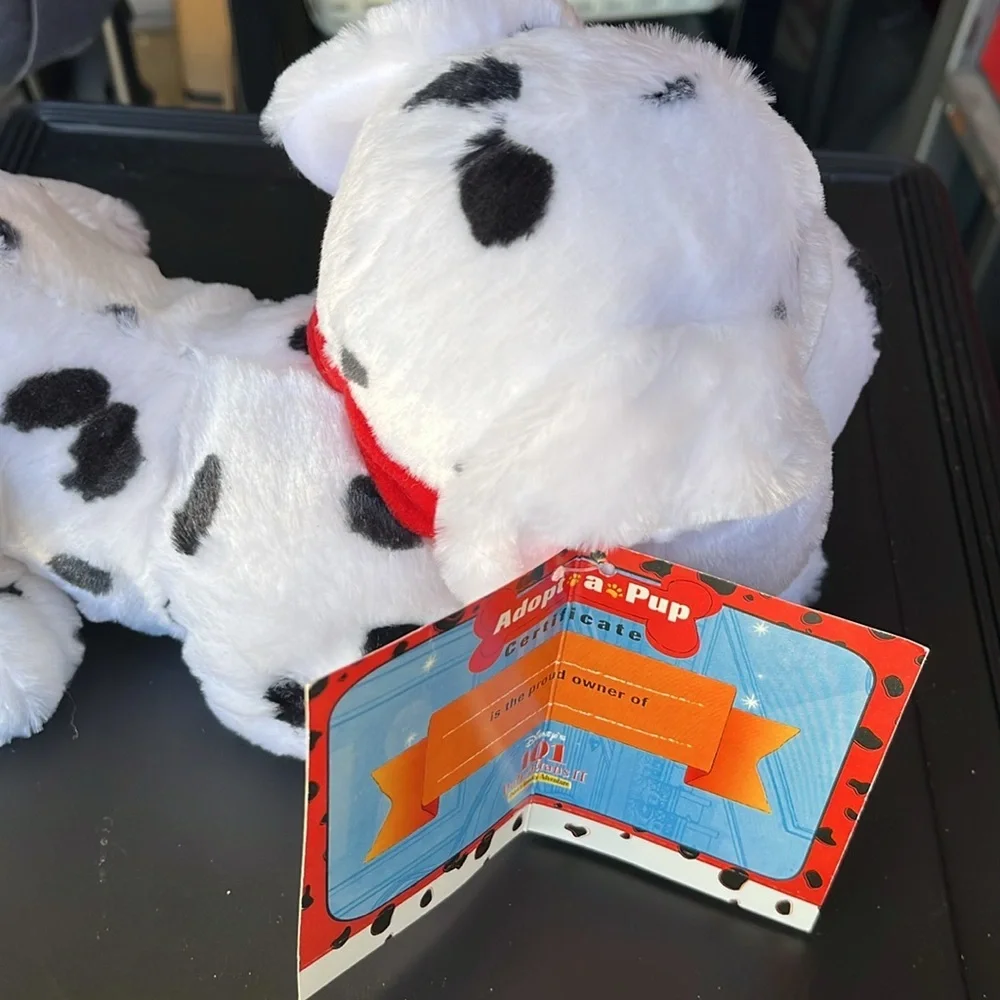 Disney Dalmatian Plush Dog Toy - White and Black